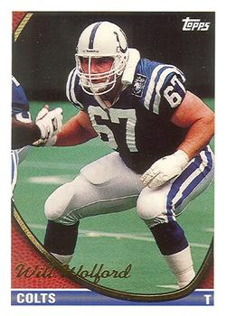 Will Wolford Indianapolis Colts 1994 Topps NFL #572